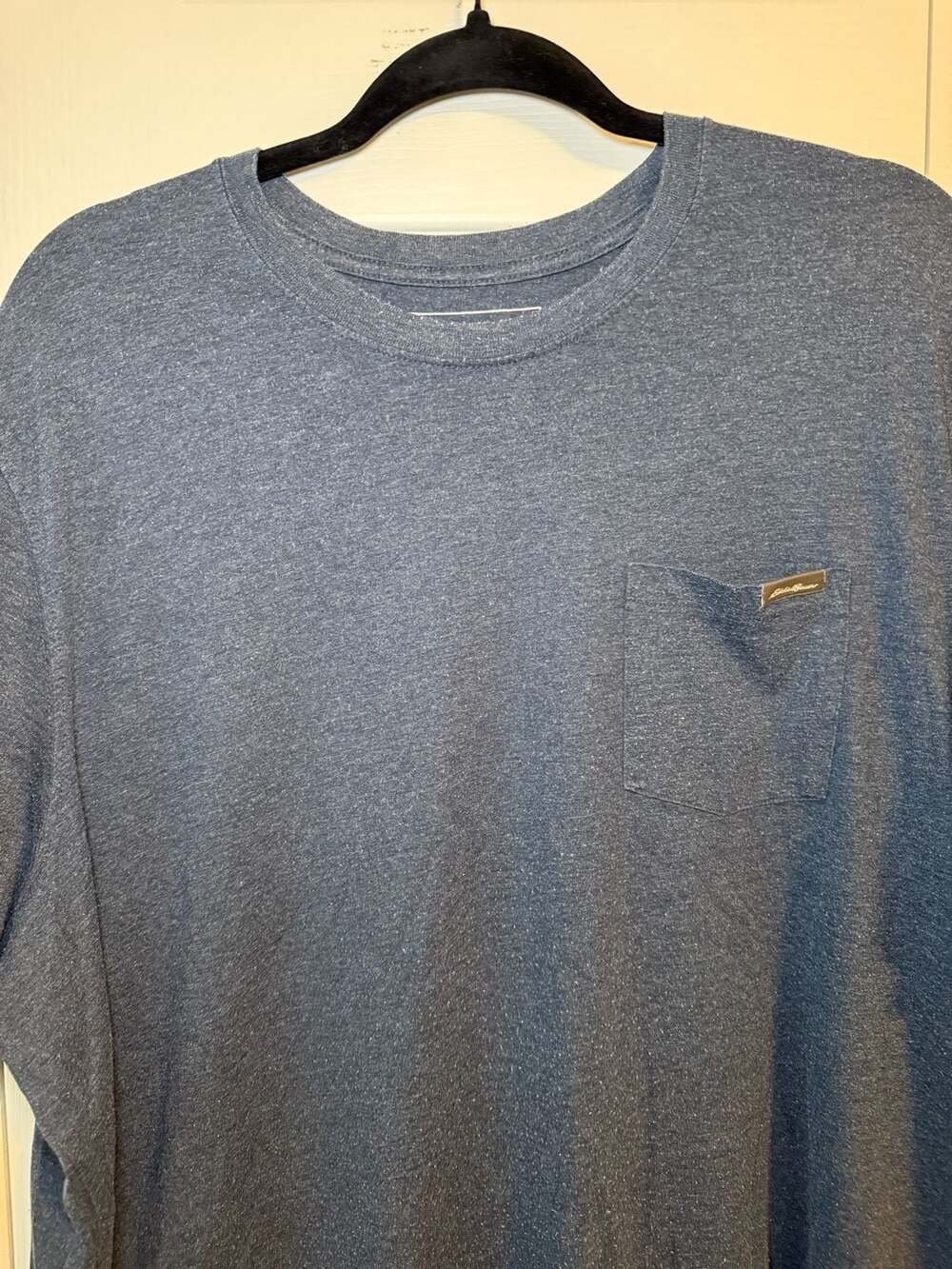 Eddie Bauer Pocket T-Shirt XXL Blue Heather